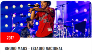 Mas de 50.000 personas disfrutaron de Bruno Mars y DNCE en el estadio nacional.